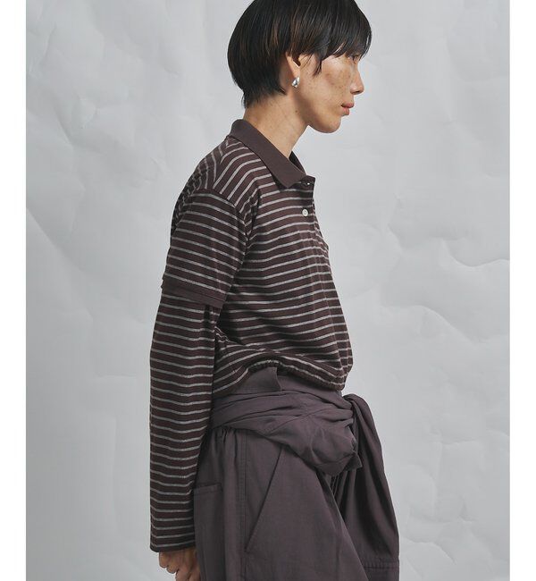 GEMINI「【GEMINI】ボーダーポロカットソー」|Tシャツ・カットソー|