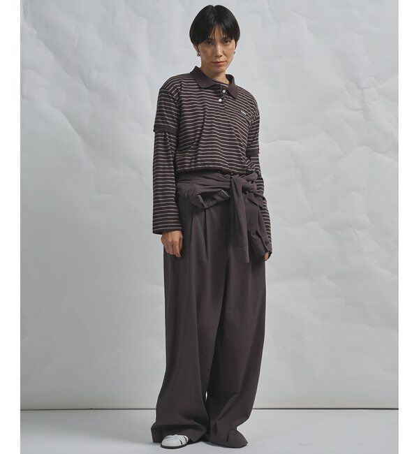 GEMINI「【GEMINI】ボーダーポロカットソー」|Tシャツ・カットソー|