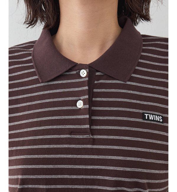 GEMINI「【GEMINI】ボーダーポロカットソー」|Tシャツ・カットソー|