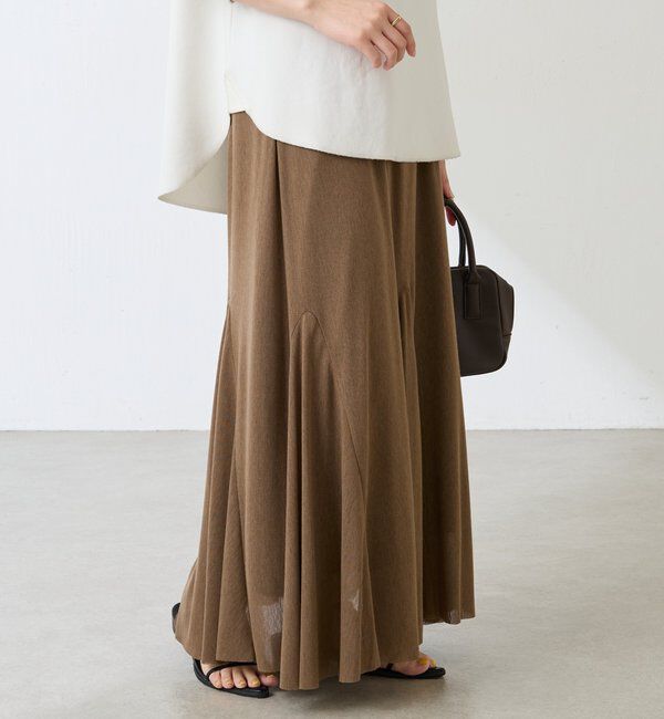  「フロッキーチュールフレアースカート」|スカート|