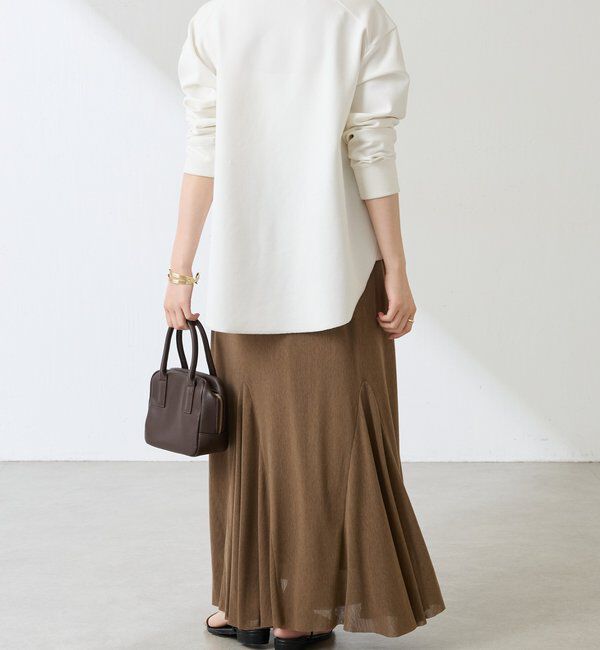  「フロッキーチュールフレアースカート」|スカート|