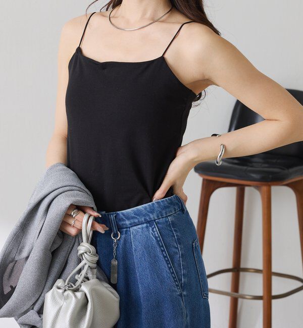  「カップ付きキャミソール」|Tシャツ・カットソー|