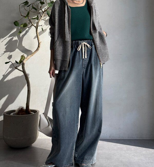  「スクエアニットタンク」|ニット・セーター|