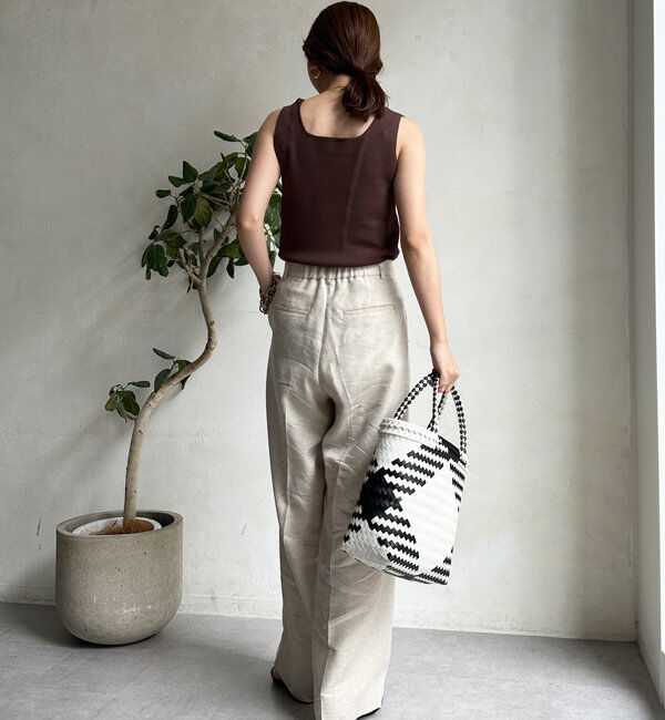  「スクエアニットタンク」|ニット・セーター|