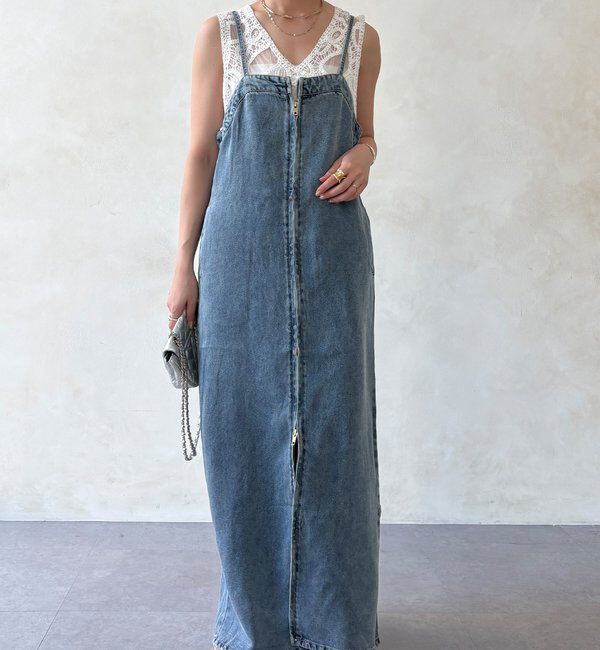  「リヨセルデニムジャンスカ」|ワンピース|