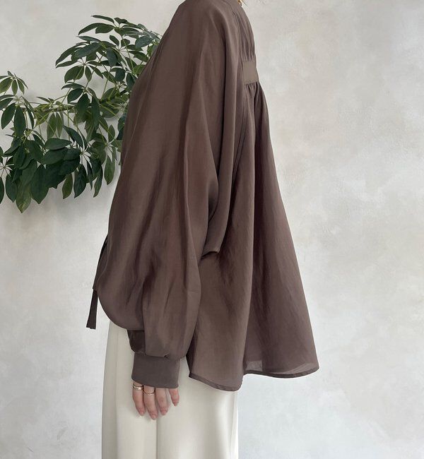  「【WEB限定】バックテープギャザーブルゾン」|ブルゾン・スタジャン|