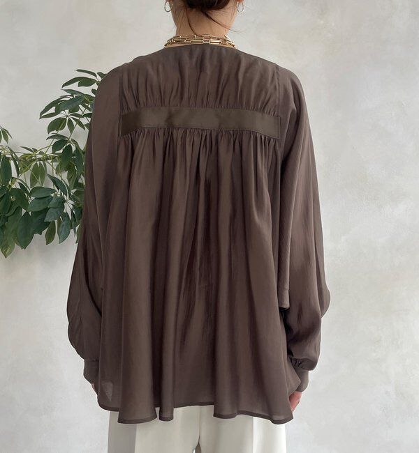  「【WEB限定】バックテープギャザーブルゾン」|ブルゾン・スタジャン|