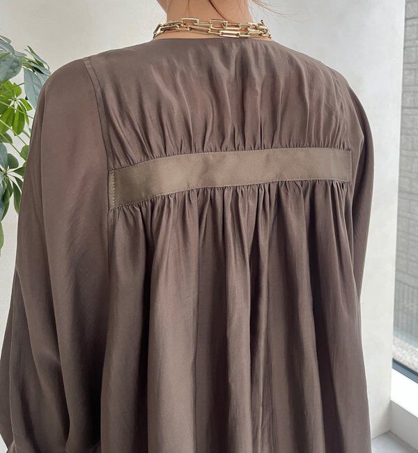  「【WEB限定】バックテープギャザーブルゾン」|ブルゾン・スタジャン|