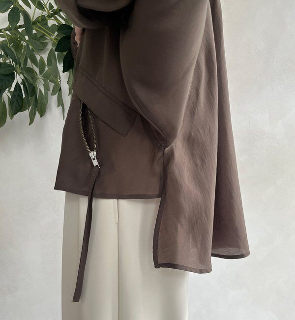  「【WEB限定】バックテープギャザーブルゾン」|ブルゾン・スタジャン|