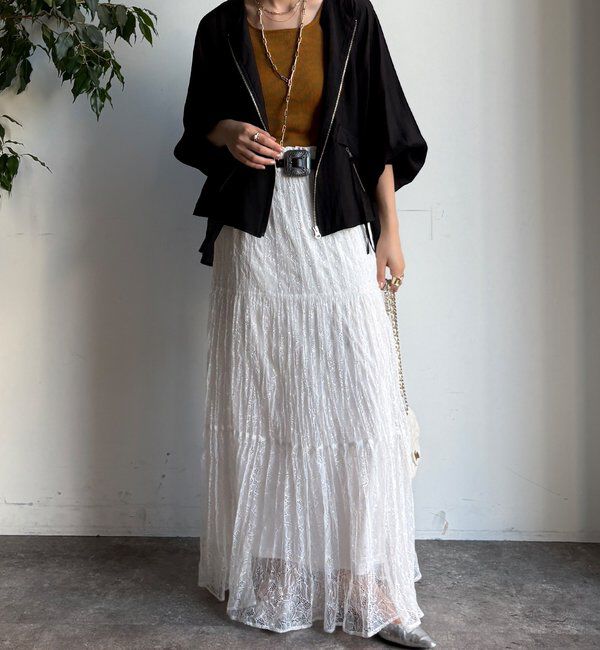  「【WEB限定】バックテープギャザーブルゾン」|ブルゾン・スタジャン|