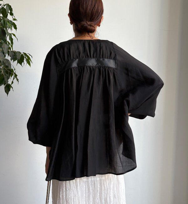  「【WEB限定】バックテープギャザーブルゾン」|ブルゾン・スタジャン|