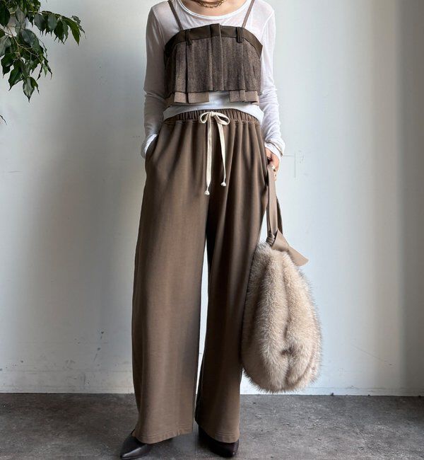  「【WEB限定】フェイクレザー切替ビスチェ」|シャツ・ブラウス|