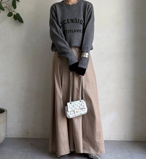  「【WEB限定】ASCENSIONロゴニットトップス」|ニット・セーター|