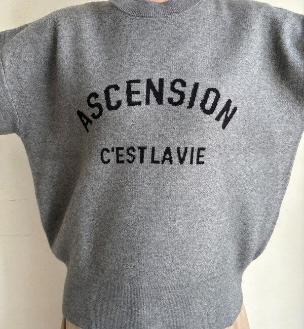  「【WEB限定】ASCENSIONロゴニットトップス」|ニット・セーター|