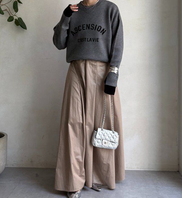  「【WEB限定】ASCENSIONロゴニットトップス」|ニット・セーター|