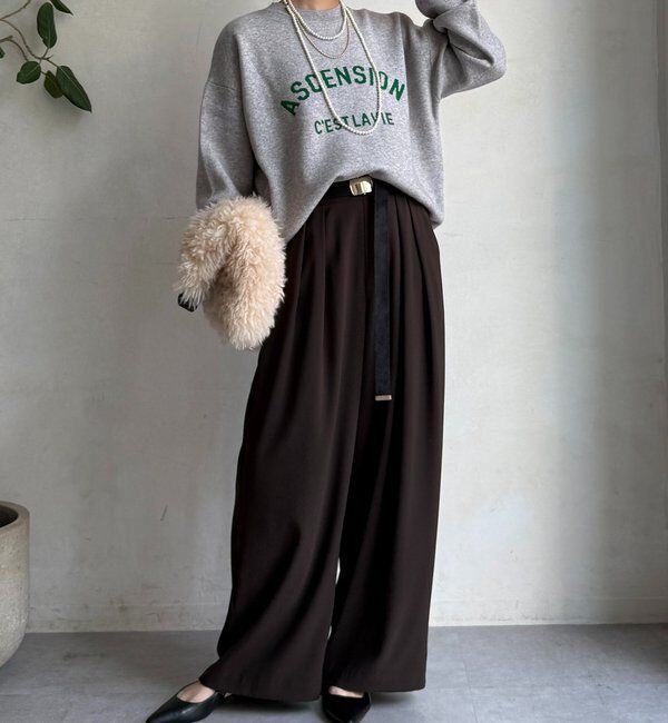  「【WEB限定】ASCENSIONロゴニットトップス」|ニット・セーター|