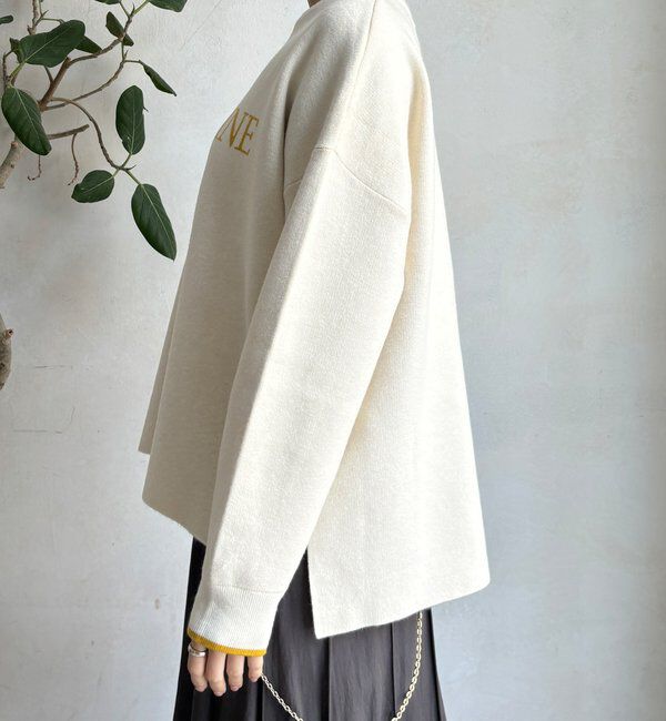  「【WEB限定】ダブルジャガードロゴニット」|ニット・セーター|