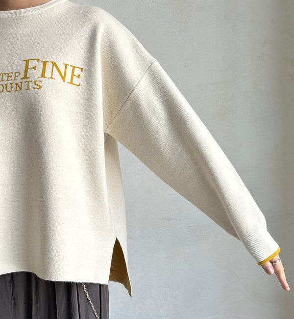  「【WEB限定】ダブルジャガードロゴニット」|ニット・セーター|