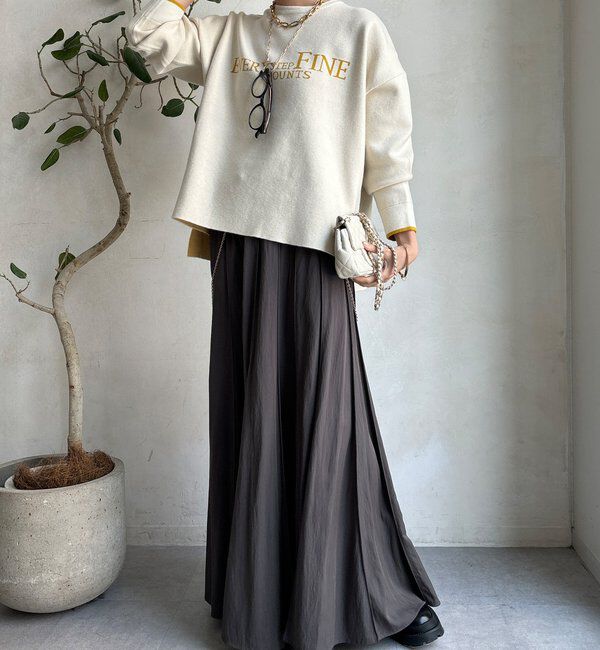  「【WEB限定】ダブルジャガードロゴニット」|ニット・セーター|