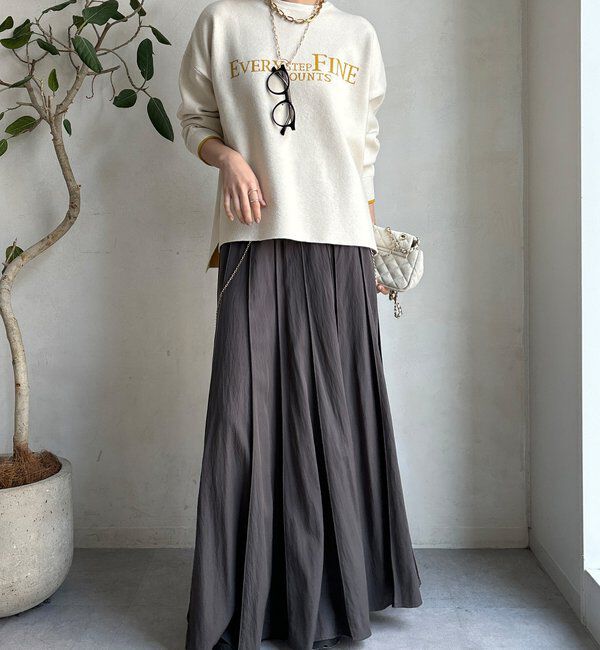  「【WEB限定】ダブルジャガードロゴニット」|ニット・セーター|