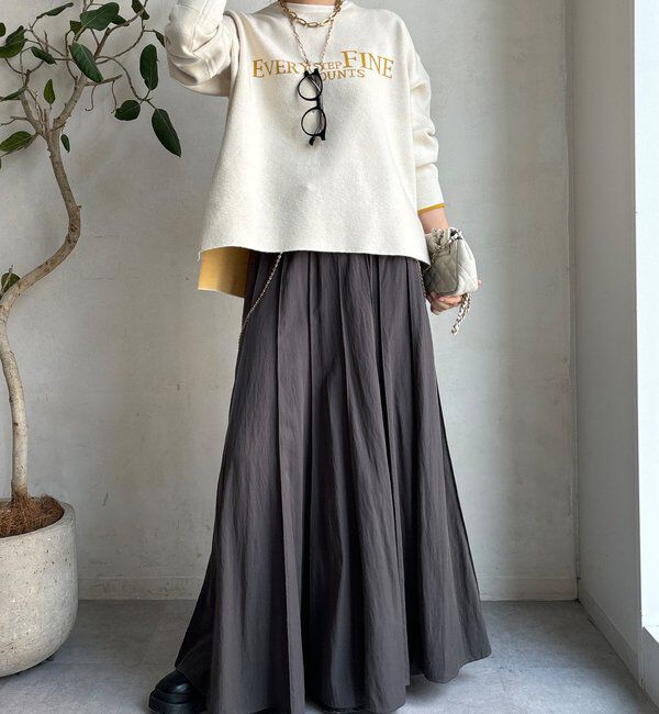  「【WEB限定】ダブルジャガードロゴニット」|ニット・セーター|