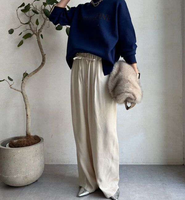  「【WEB限定】ダブルジャガードロゴニット」|ニット・セーター|