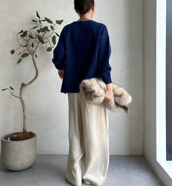  「【WEB限定】ダブルジャガードロゴニット」|ニット・セーター|