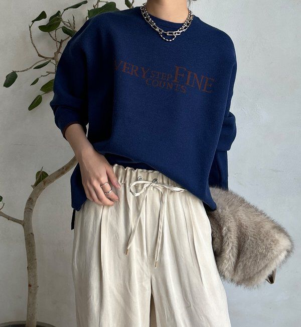  「【WEB限定】ダブルジャガードロゴニット」|ニット・セーター|