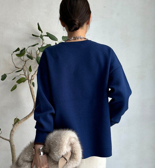  「【WEB限定】ダブルジャガードロゴニット」|ニット・セーター|