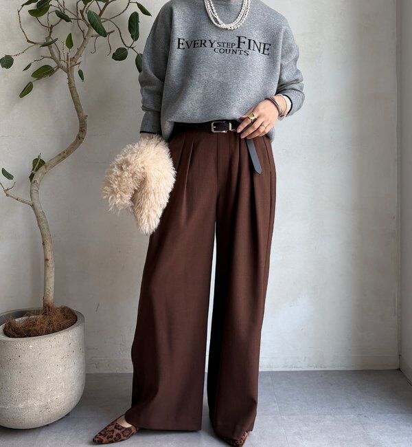  「【WEB限定】ダブルジャガードロゴニット」|ニット・セーター|