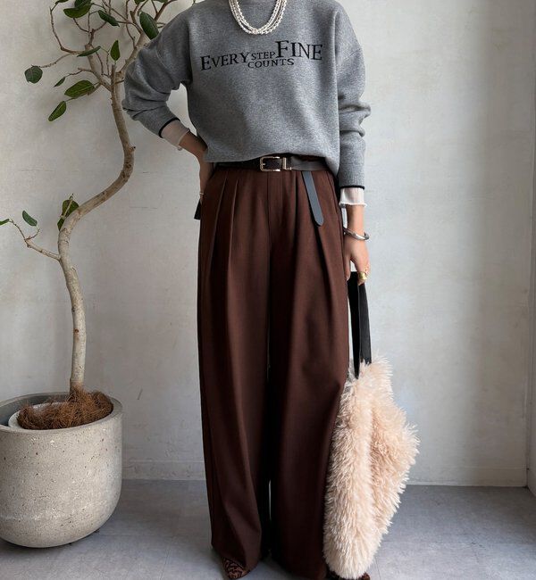  「【WEB限定】ダブルジャガードロゴニット」|ニット・セーター|