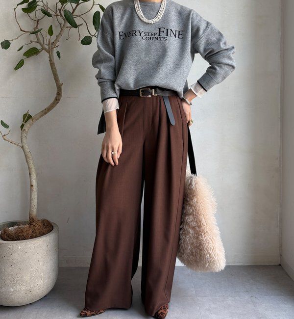  「【WEB限定】ダブルジャガードロゴニット」|ニット・セーター|