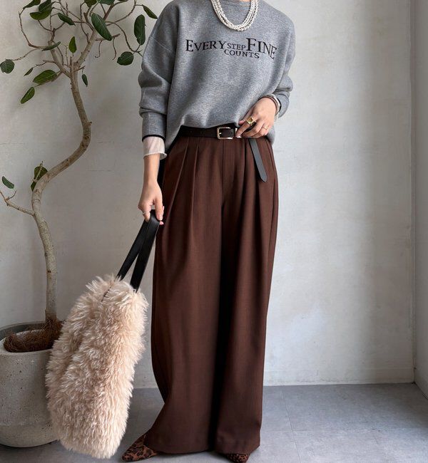  「【WEB限定】ダブルジャガードロゴニット」|ニット・セーター|