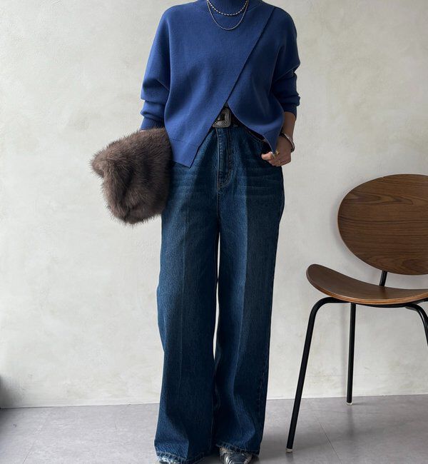  「【WEB限定】クロップド2WAYニット」|ニット・セーター|