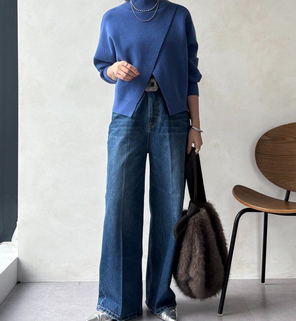  「【WEB限定】クロップド2WAYニット」|ニット・セーター|