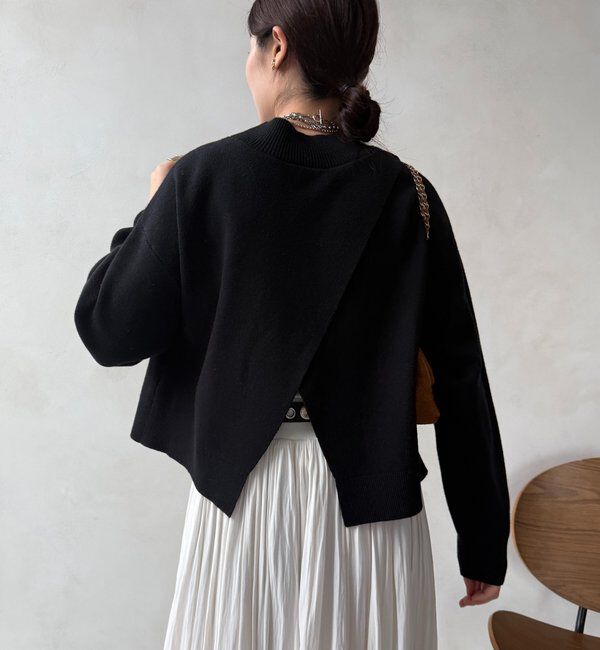  「【WEB限定】クロップド2WAYニット」|ニット・セーター|