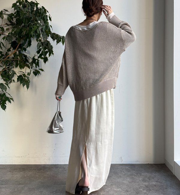  「【新色追加！】コットンローゲージプルオーバー」|ニット・セーター|