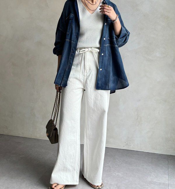  「前後2WAYラメニットタンク」|ニット・セーター|