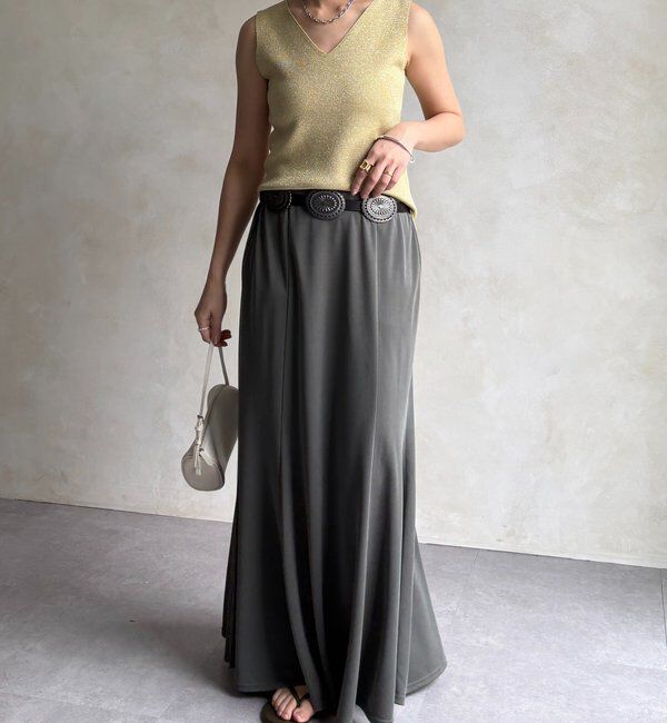  「前後2WAYラメニットタンク」|ニット・セーター|