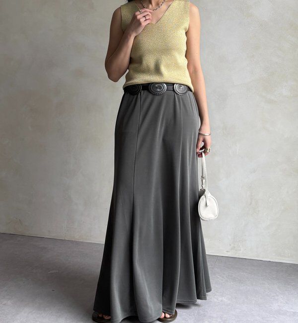  「前後2WAYラメニットタンク」|ニット・セーター|