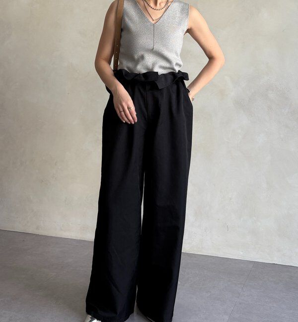  「前後2WAYラメニットタンク」|ニット・セーター|