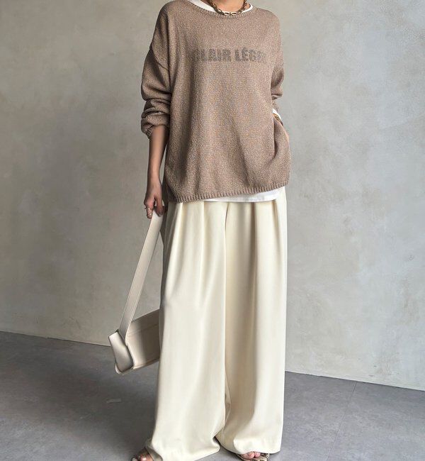  「ペーパーヤーンプルオーバー」|ニット・セーター|