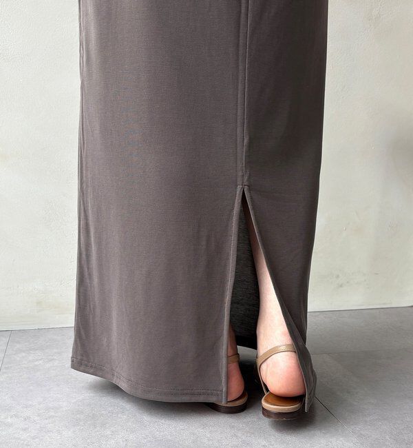  「【セットアップ可能】ソフトIラインスカート」|スカート|