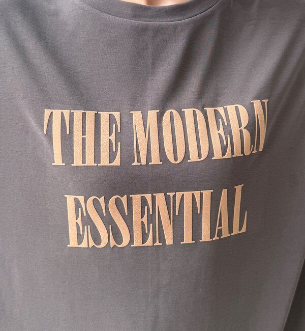  「【セットアップ可能】フロッキー肩タックプリントTEE」|Tシャツ・カットソー|