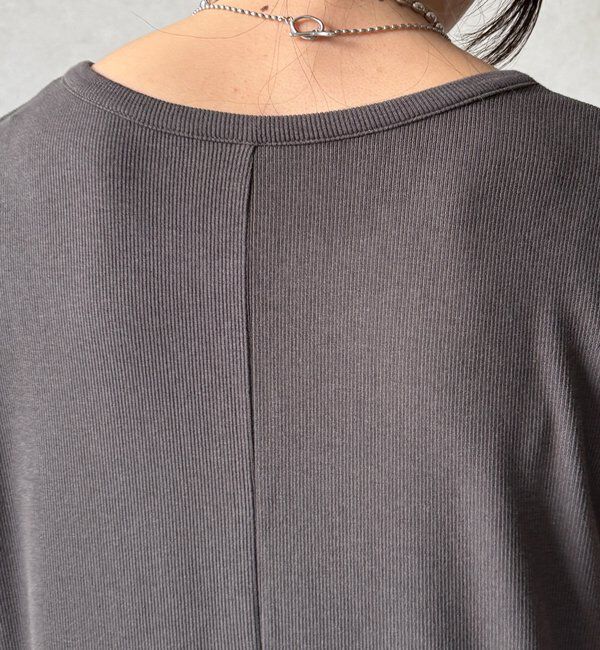  「【WEB限定】テレコヘンリーネックワンピース」|ワンピース|