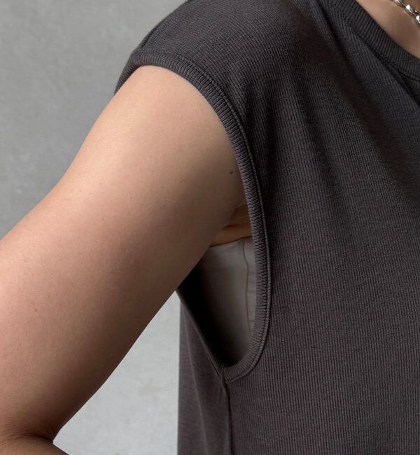  「【WEB限定】テレコヘンリーネックワンピース」|ワンピース|