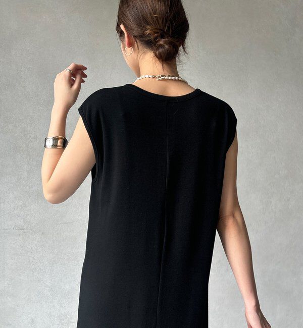  「【WEB限定】テレコヘンリーネックワンピース」|ワンピース|