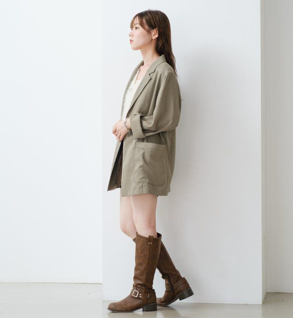  「【4色展開/裏地なし】バックスリットジャケット」|その他|