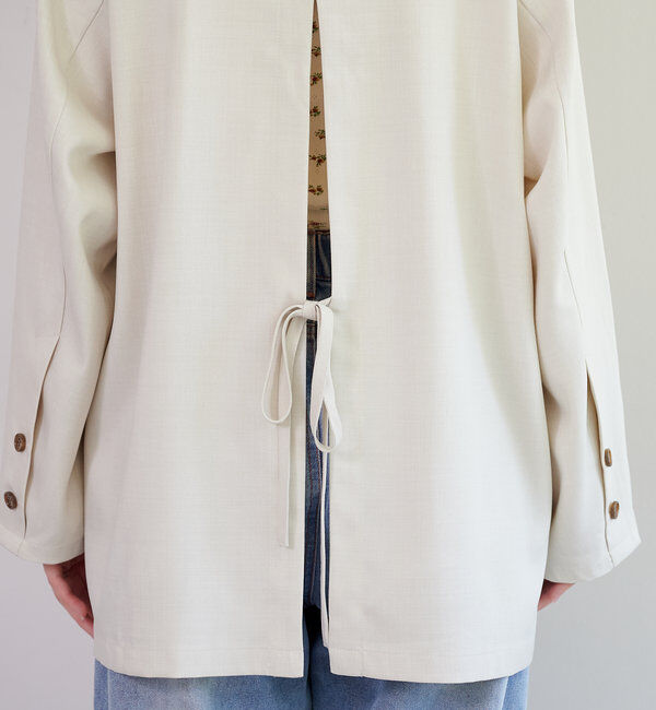  「【4色展開/裏地なし】バックスリットジャケット」|その他|