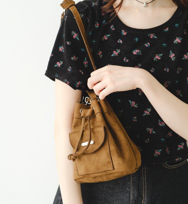  「【2026SSカタログ/4色展開】スエードミニバッグ」|トートバッグ|